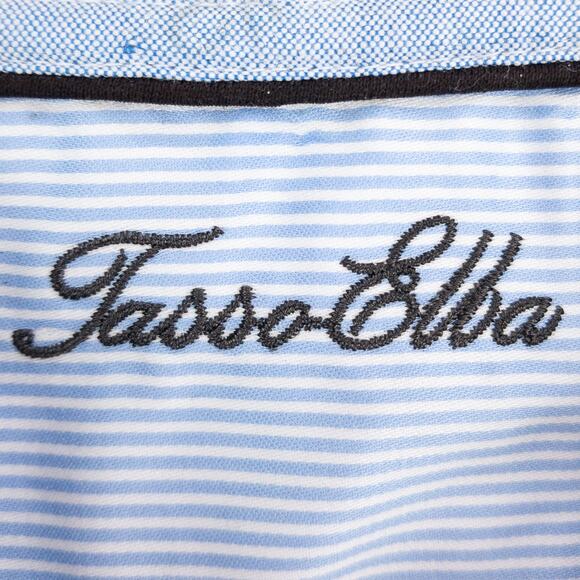 Tassa Elba 2-Button Polo Men's Medium Gray Cotton New Tags - Picture 3 of 12